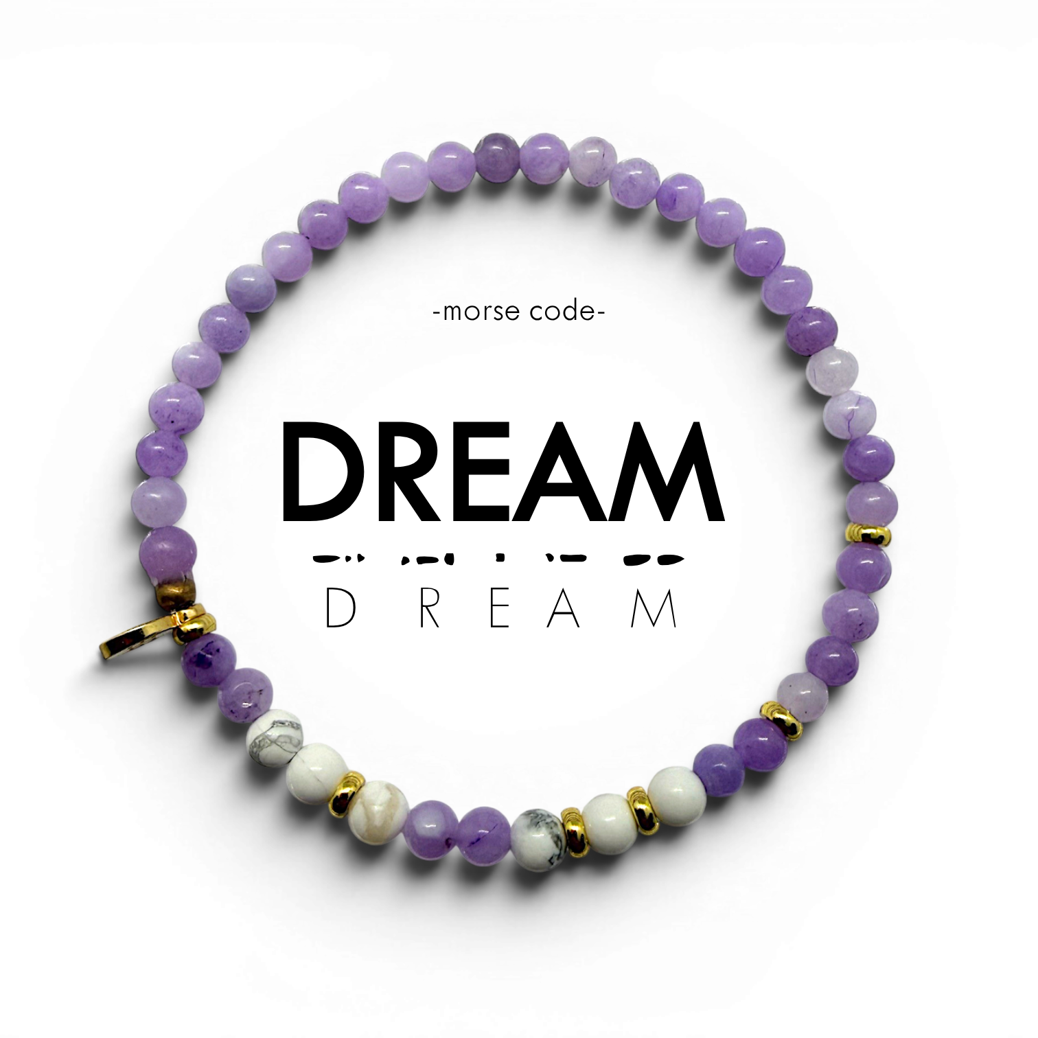 Picture of EG MC Bracelet: DREAM | Lavender Quartz & Howlite